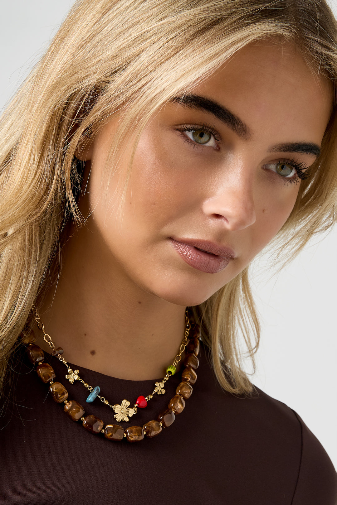 Kette Halsketten Blume Casual Täglich Einfache Serie frauen schmuck