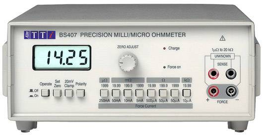 Aim T Ti BS407 Ohmmeter 50 V mælitæki, viðnámsmælar, 222 x 88 mm hylki.