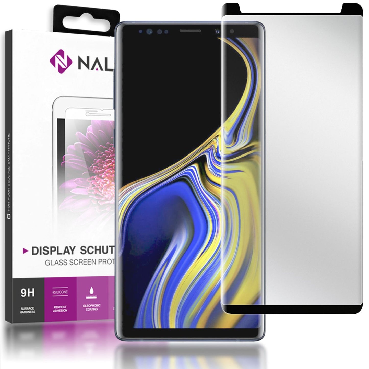 NALIA Privacy Screen Protector for Samsung Galaxy Note 9, Anti-Spy Privacy Glass