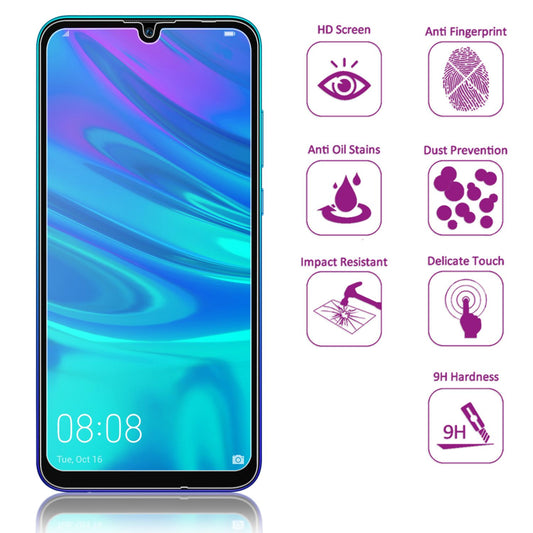 NALIA Protective Glass for Huawei P smart 2019, 9H Full Cover Display Tempered Glass Film