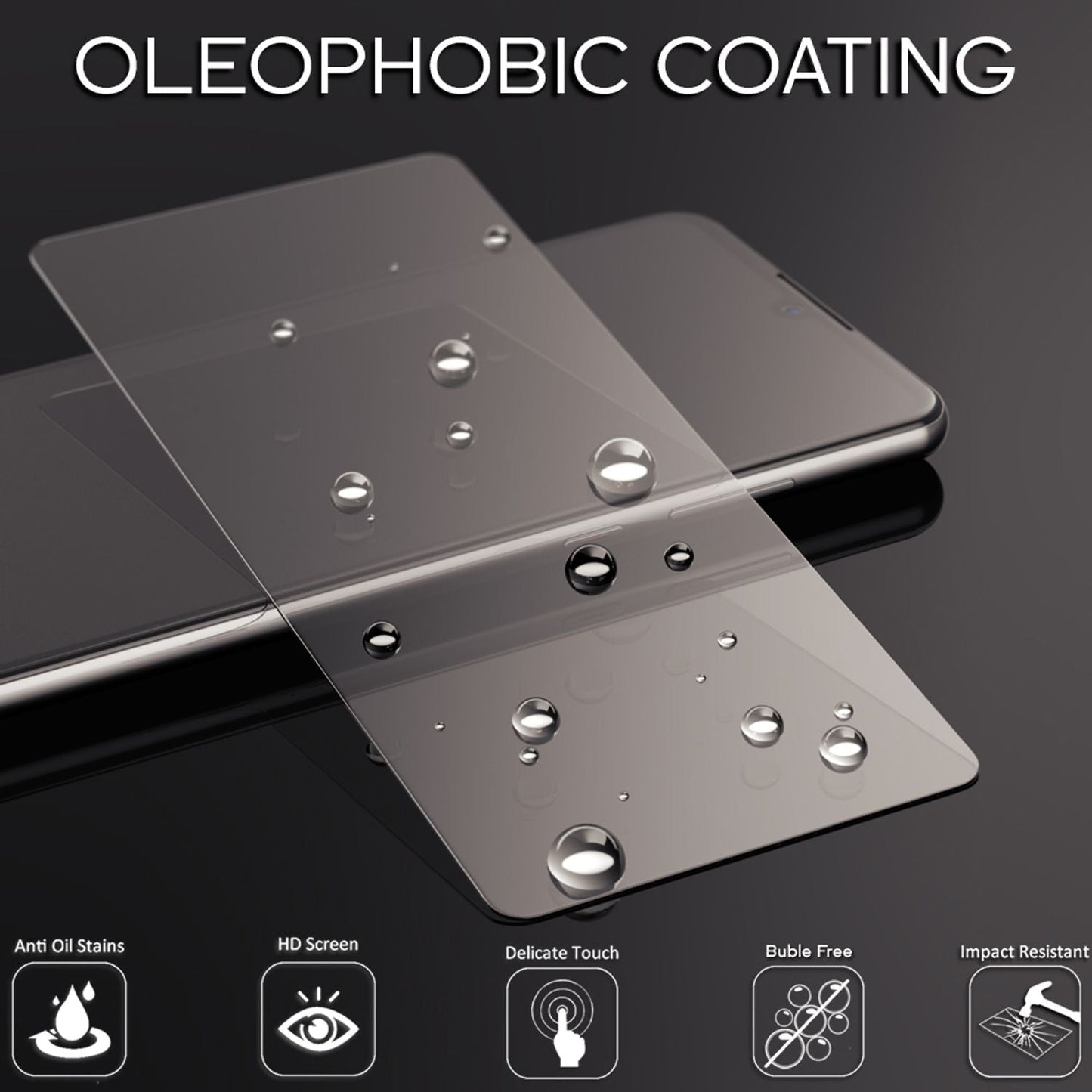 NALIA 2x Schutz Glas für Samsung Galaxy A70, 9H Full Cover Display Panzer Folie