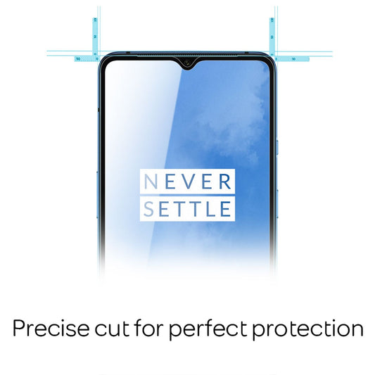 NALIA (2-Pack) Tempered Glass Screen Protector for OnePlus 7T, Full-Cover Screen Display Protection