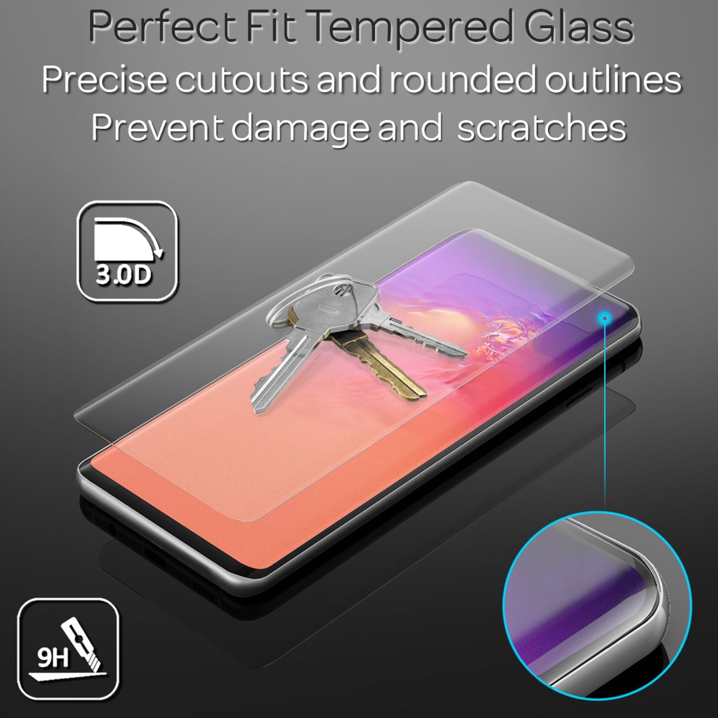 NALIA screen protector for Huawei Mate30 Pro, 9H full-coverage screen display protection