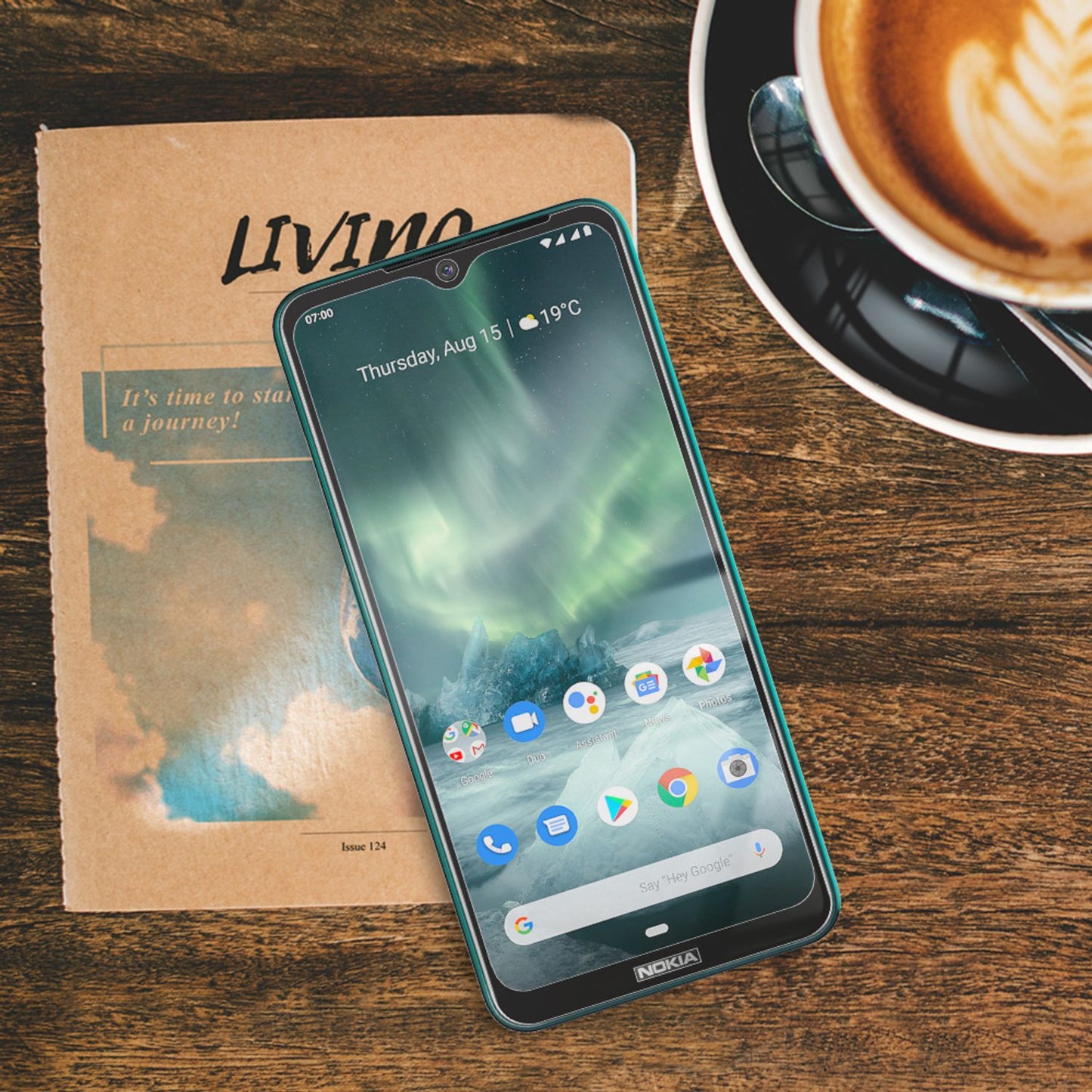 NALIA (2-Pack) Tempered Glass Screen Protector for Nokia 7.2, 9H Hardness Cover Screen Display Protection