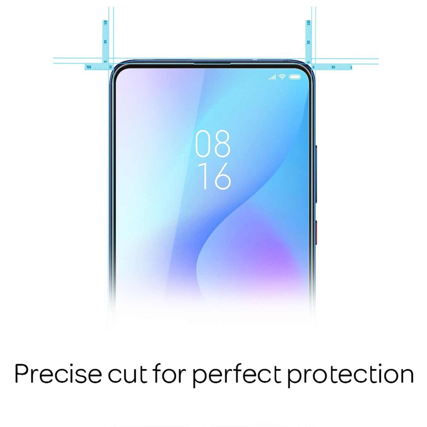 NALIA (2-Pack) Tempered Glass Screen Protector for Xiaomi Mi 9T Pro, 9H Full-Cover Screen Protection