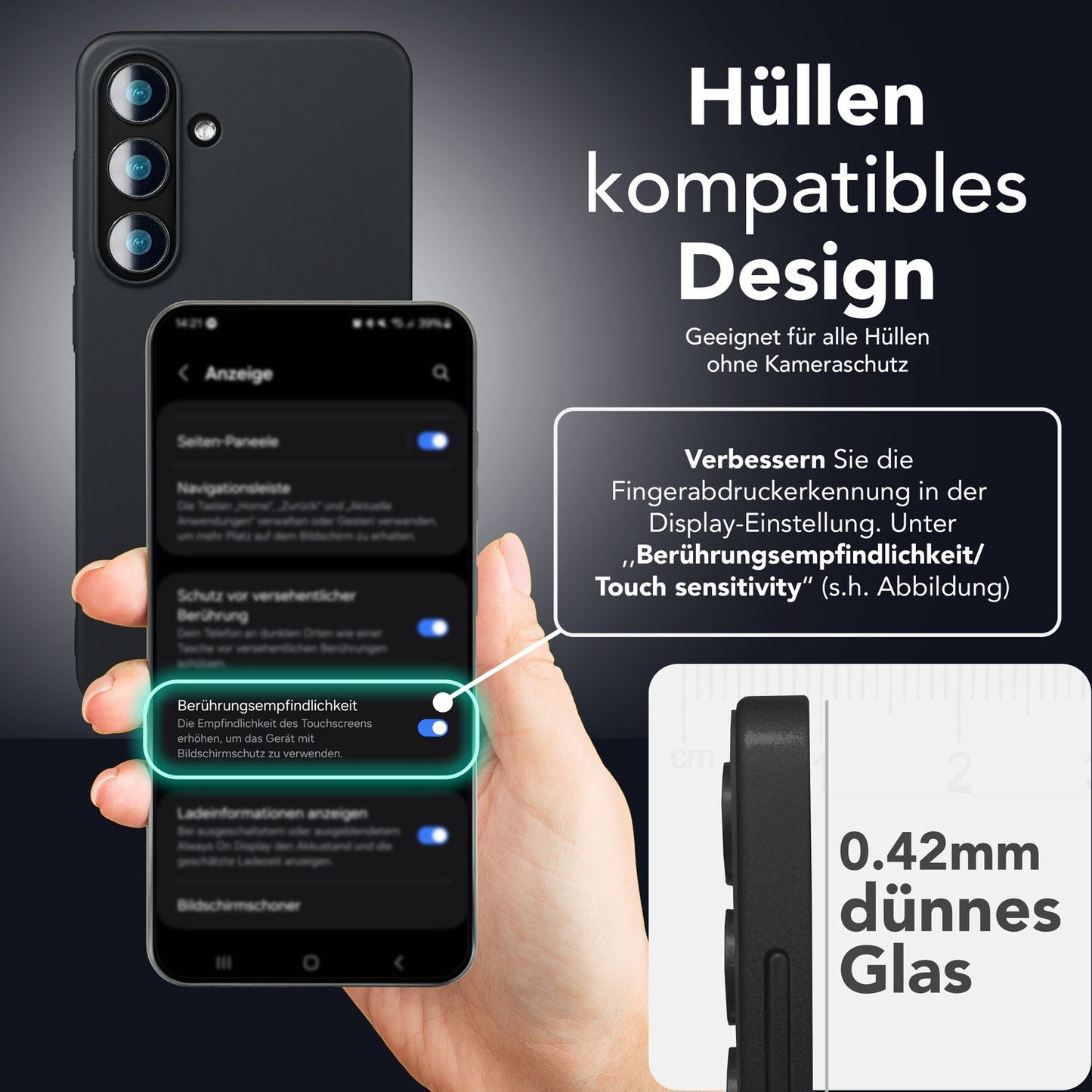 NALIA AntiSpyX für Samsung Galaxy S25 Glas, Privacy Schutzglas mit Montagehilfe zur Installation, Kratzfeste 9H gehärtete Blickschutz-Folie, Oleophobes Anti-Spy Displayschutz-Glas
