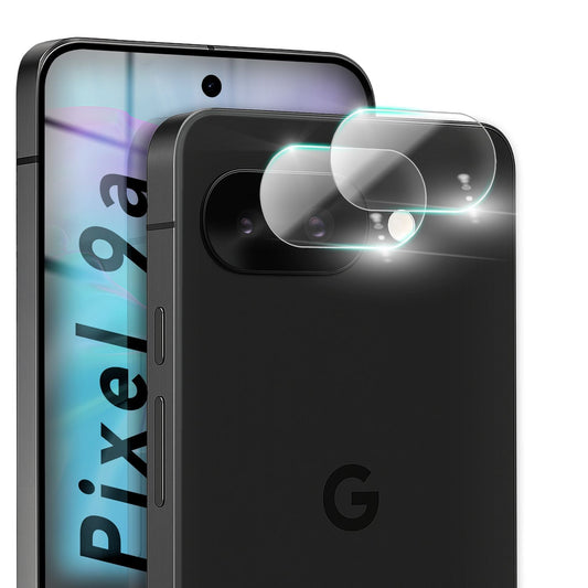 NALIA Focus.X2 MAX Camera Protector for Google Pixel 9a – 2x Camera Protective Glass, Ultra-Clear Cover with 9H Hardness, Case-Friendly, Anti-Fingerprint, Scratch-Resistant Camera Glass