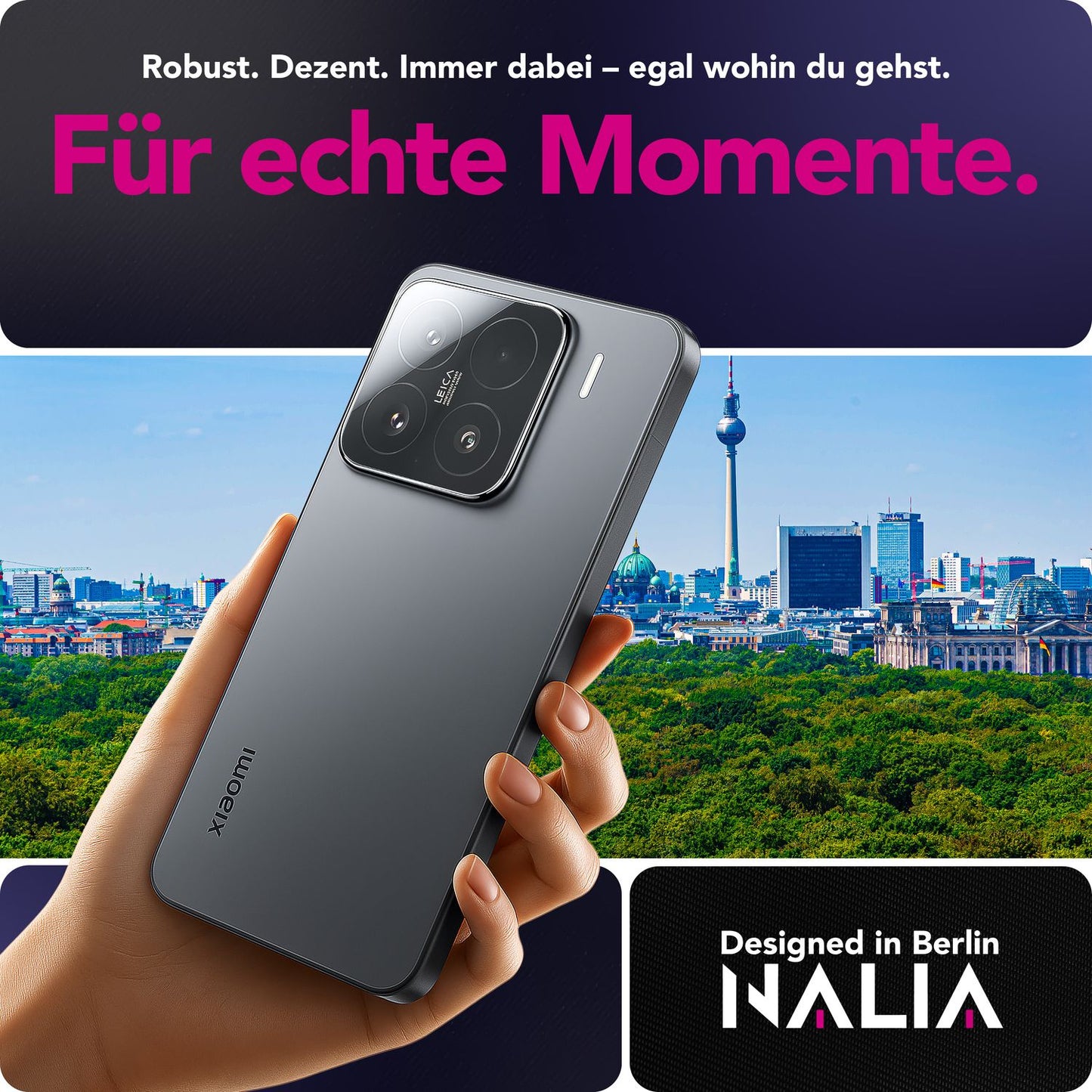NALIA Focus.X2 MAX Kameraschutz für Xiaomi 15 – 2x Kamera Schutzglas mit 9H Härte, Ultra-Klare Linsen-Abdeckung, Kratzresistent & Fettabweisend, Hüllen-kompatibel, Objektiv-Schutz