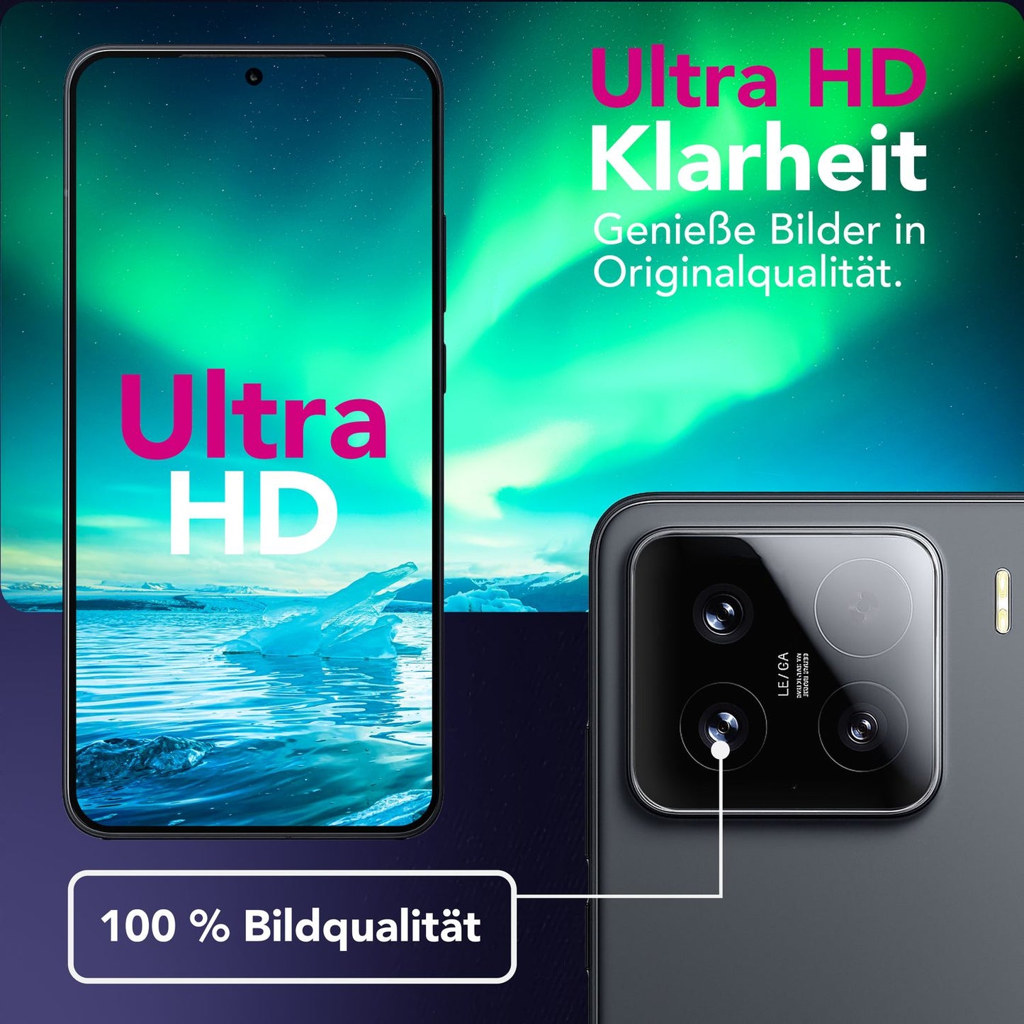 NALIA Focus.X2 MAX Kameraschutz für Xiaomi 15 – 2x Kamera Schutzglas mit 9H Härte, Ultra-Klare Linsen-Abdeckung, Kratzresistent & Fettabweisend, Hüllen-kompatibel, Objektiv-Schutz
