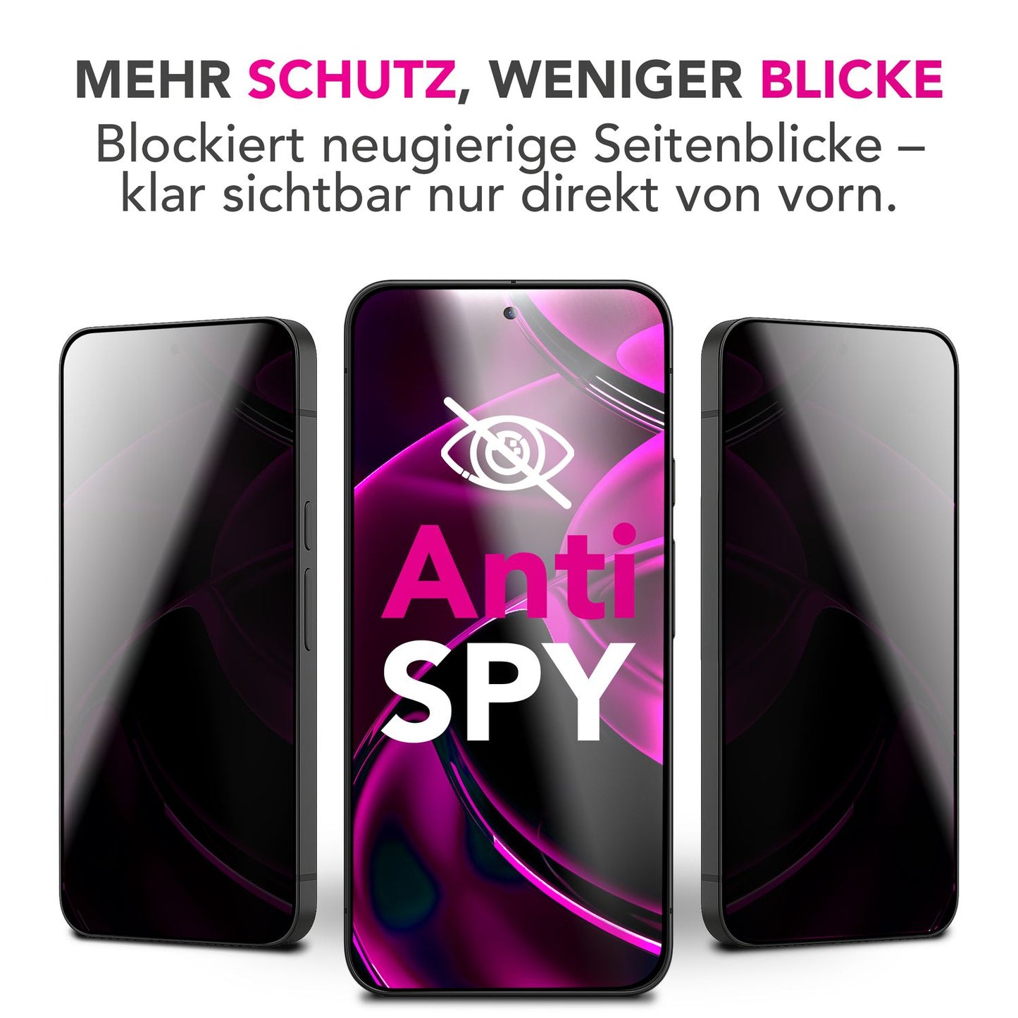 NALIA AntiSpyX Display Glass for Google Pixel 10 / 10 Pro (Discreet Privacy Screen Protector), 9H Protective Glass against Side Viewing, Anti-Spy Privacy Screen Protector, Touch-Sensitive, Case-Friendly