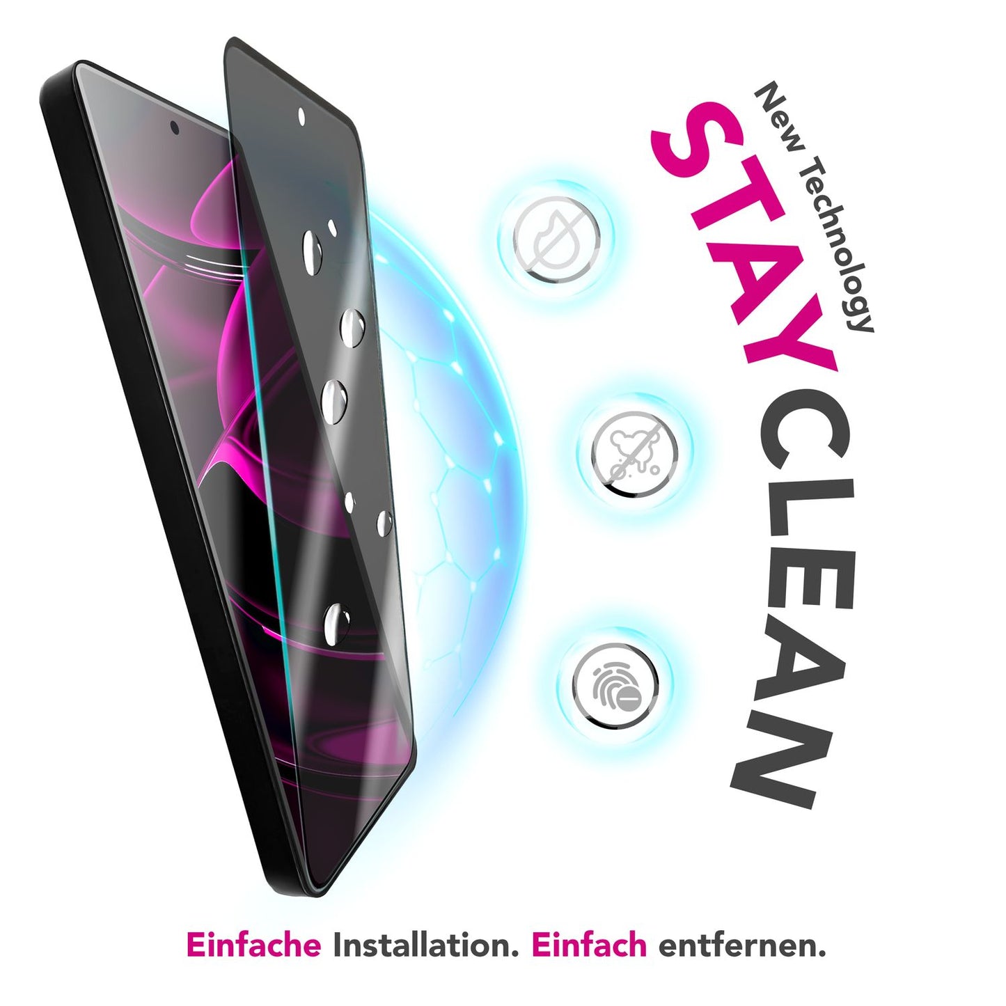 NALIA AntiSpyX Display Glass for Google Pixel 10 / 10 Pro (Discreet Privacy Screen Protector), 9H Protective Glass against Side Viewing, Anti-Spy Privacy Screen Protector, Touch-Sensitive, Case-Friendly