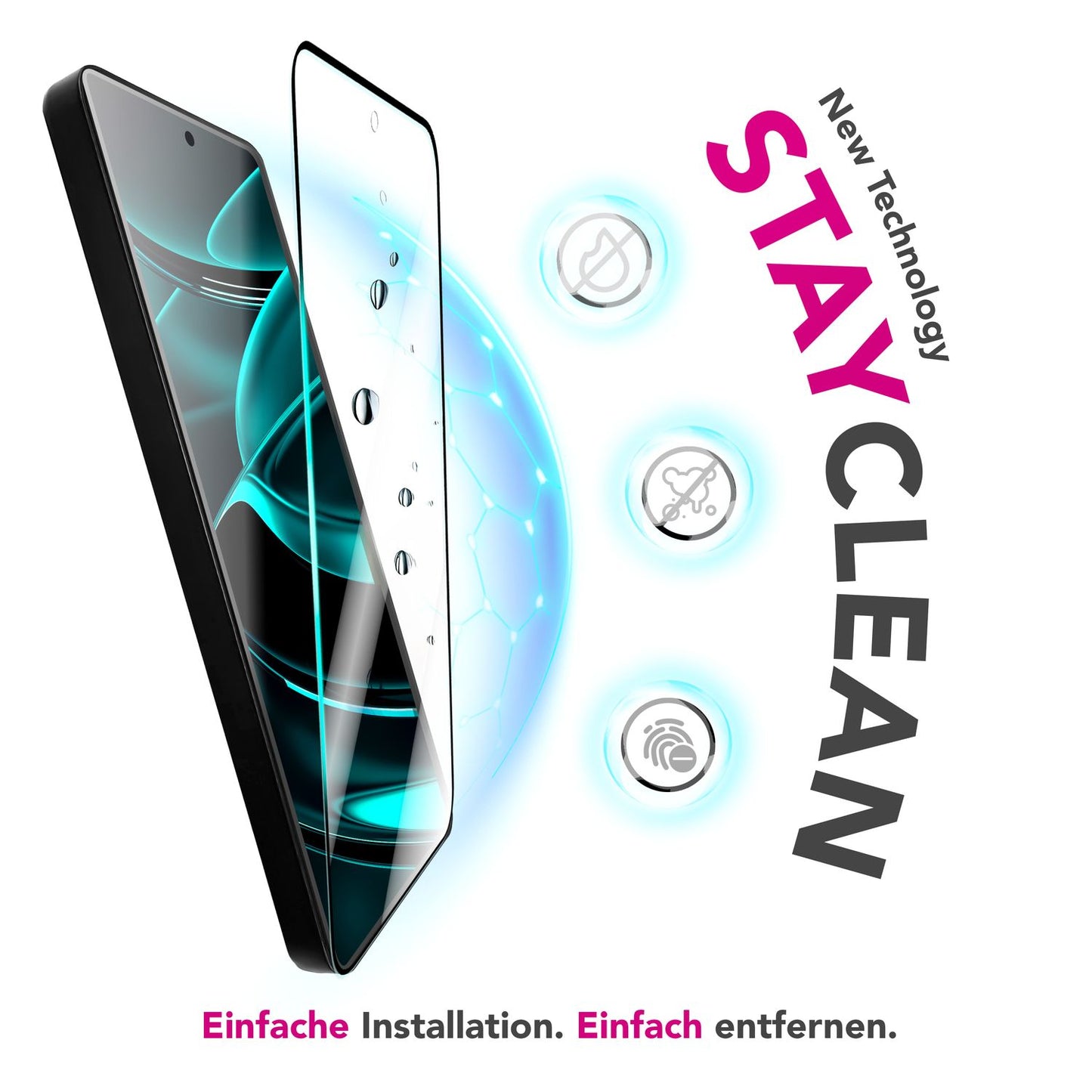 NALIA ArmorGlassX skjágler fyrir Google Pixel 10 Pro XL (mjög gegnsætt skjávörn), tvöfalt verndargler, 9H hörku, rispuþolið, fingrafaravarið, hulsturvænt, svartur rammi