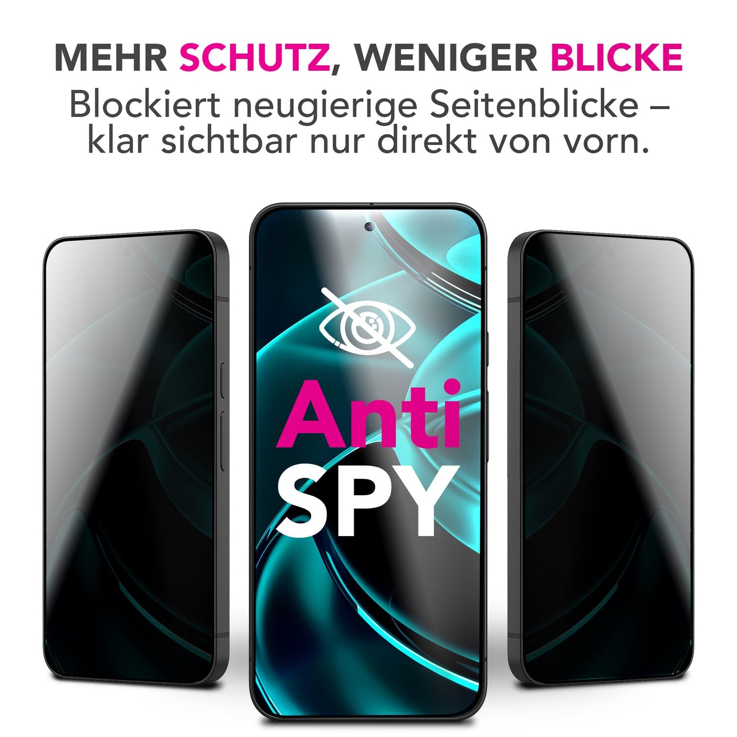 NALIA AntiSpyX Display Glass for Google Pixel 10 Pro XL (Discreet Privacy Screen Protector), 9H Tempered Glass, Anti-Spy, Privacy Screen Protector, Scratch-Resistant, Case Compatible