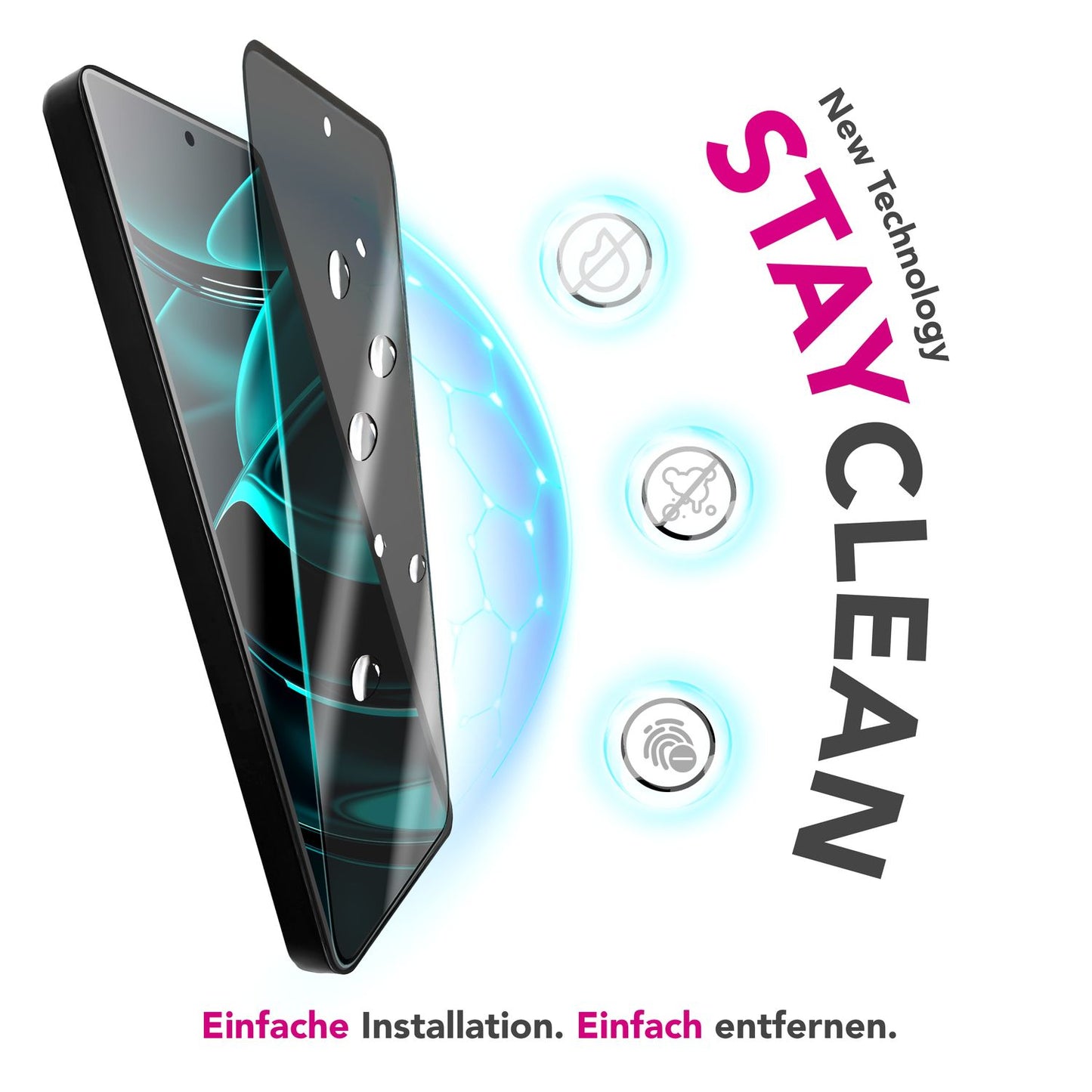 NALIA AntiSpyX Display Glass for Google Pixel 10 Pro XL (Discreet Privacy Screen Protector), 9H Tempered Glass, Anti-Spy, Privacy Screen Protector, Scratch-Resistant, Case Compatible