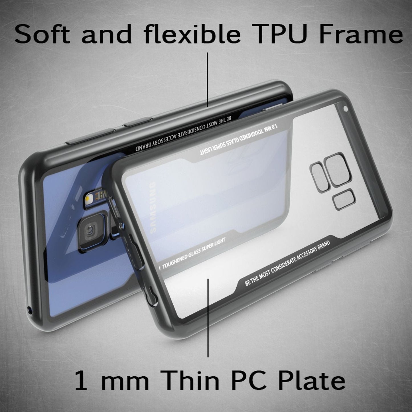 NALIA Case for Samsung Galaxy S9, Slim Phone Case Cover Protective Bumper