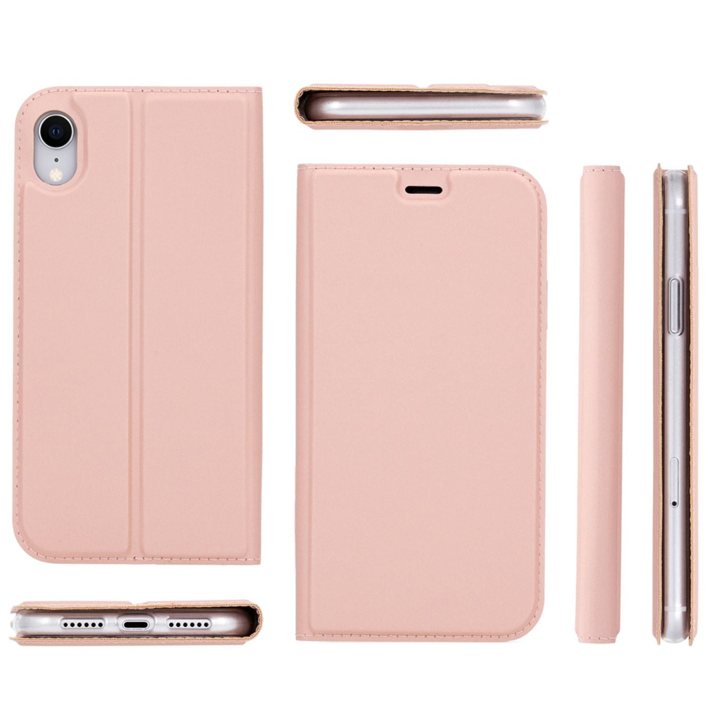 NALIA Flip Case for iPhone XR, Slim Protective Cover Phone Case Bag Bumper Case