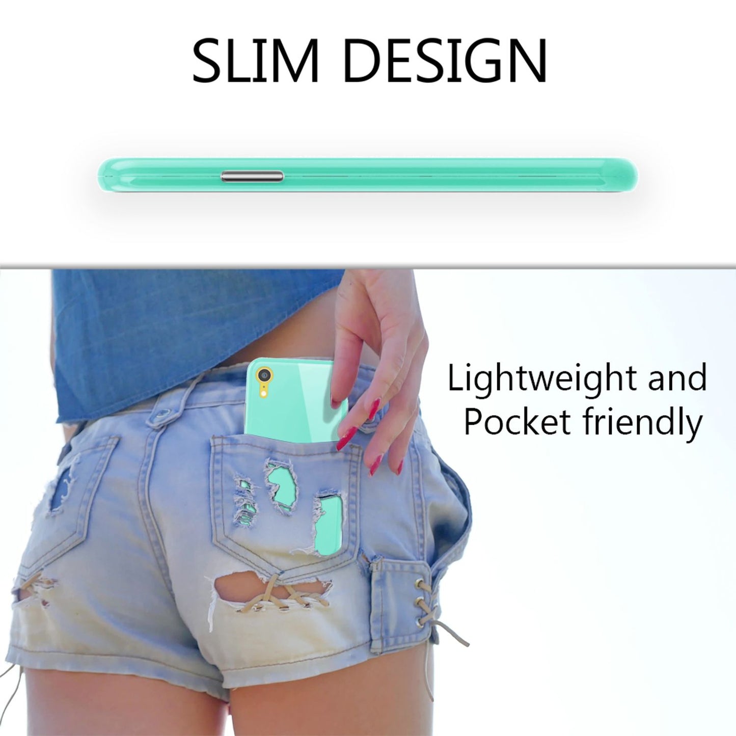 NALIA 360° Magnet Hülle für iPhone XR, Slim Hard Case Cover mit Display Schutz