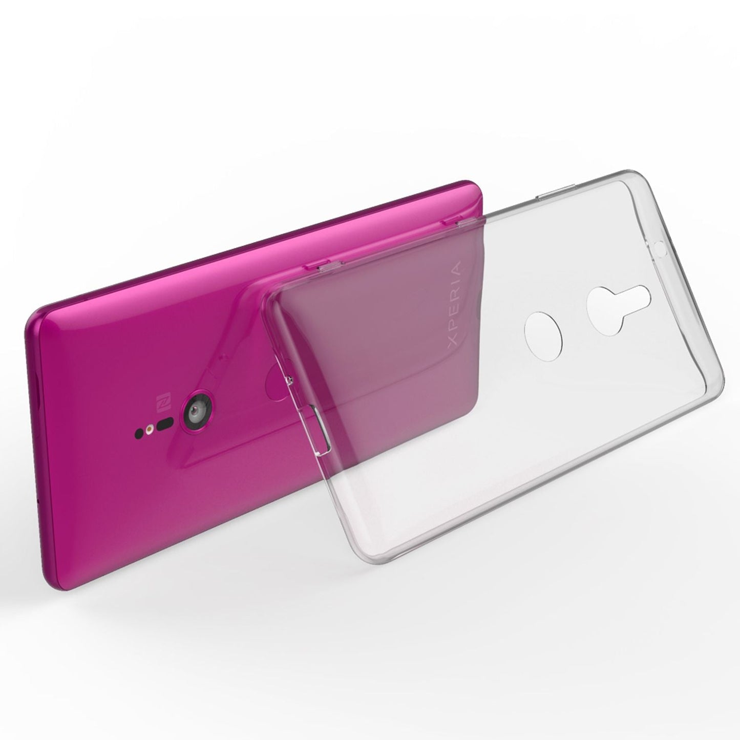 NALIA Phone Case for Sony Xperia XZ3, Slim Protective Case Cover Bumper Case