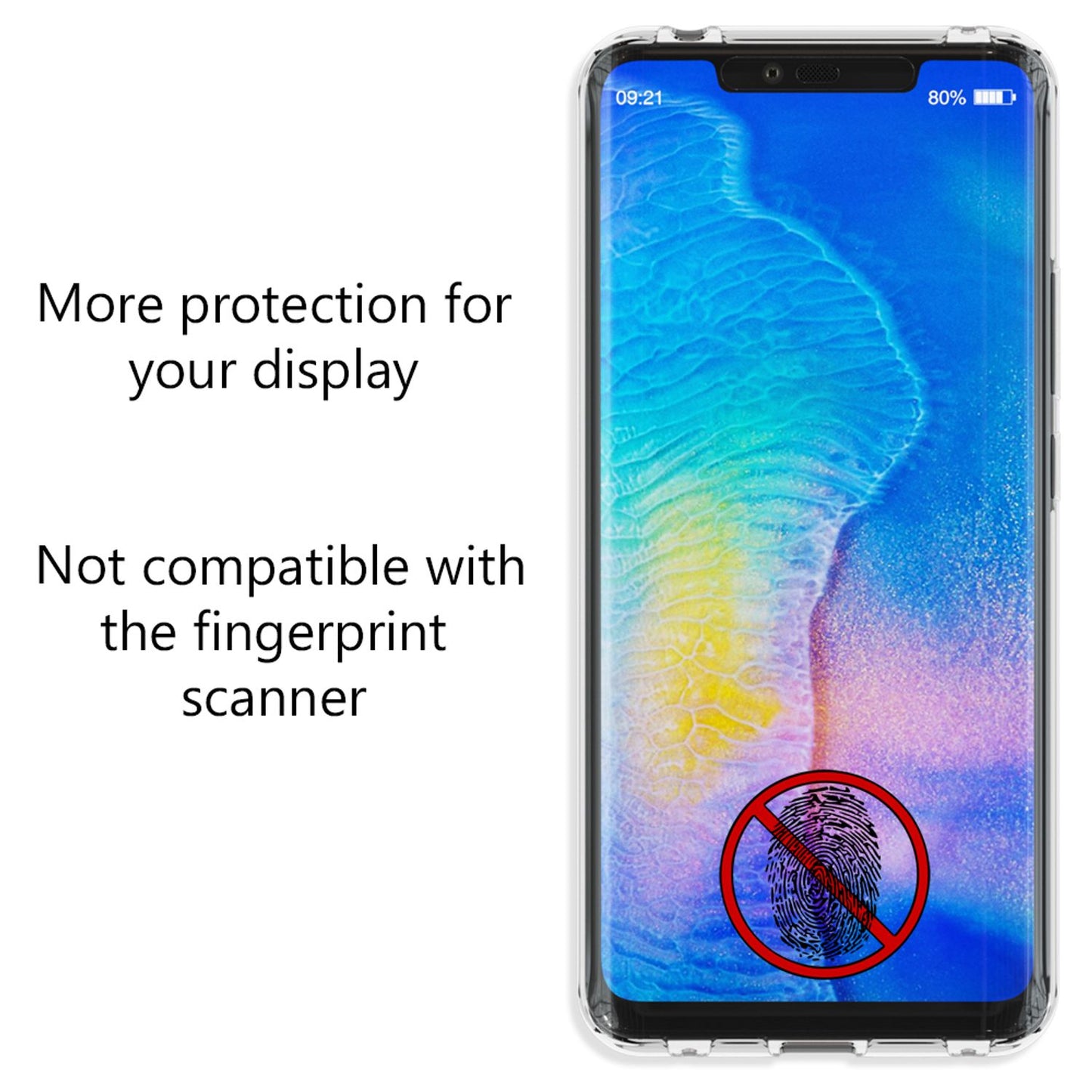 NALIA 360 Degree Phone Case for Huawei Mate20 Pro, All-Around Double Protection Case