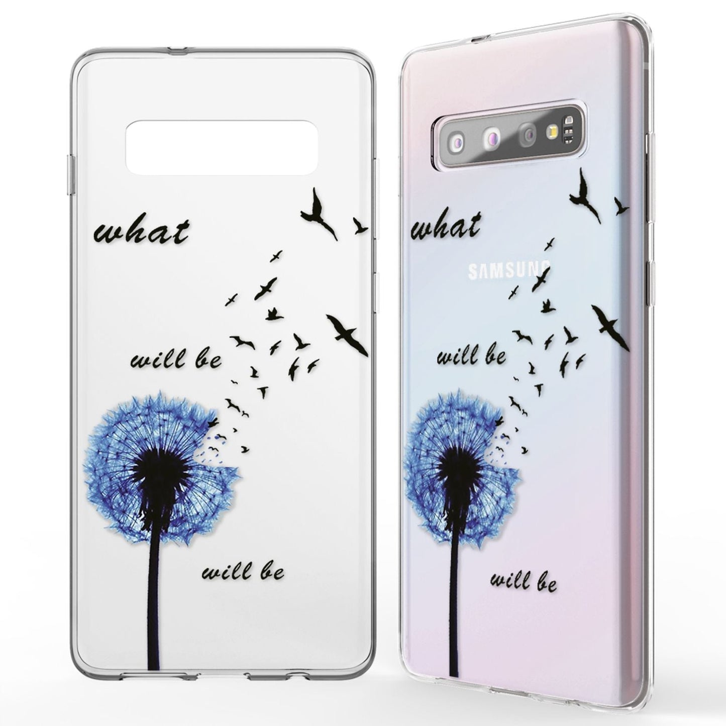 NALIA Hülle für Samsung Galaxy S10, Motiv Handyhülle Silikon Case Schutz Cover