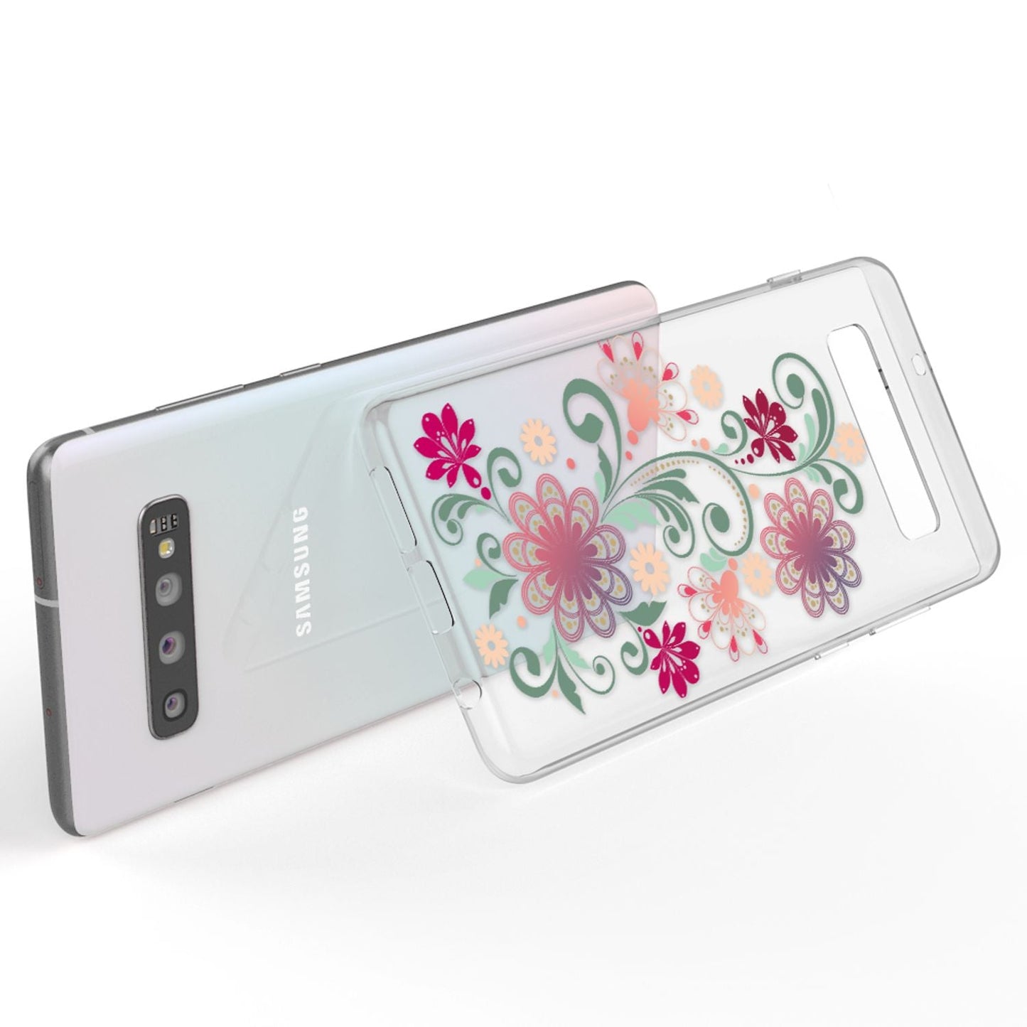 NALIA Hülle für Samsung Galaxy S10, Motiv Handyhülle Silikon Case Schutz Cover