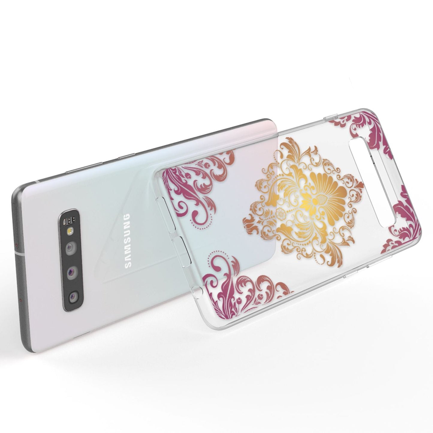 NALIA Hülle für Samsung Galaxy S10, Motiv Handyhülle Silikon Case Schutz Cover