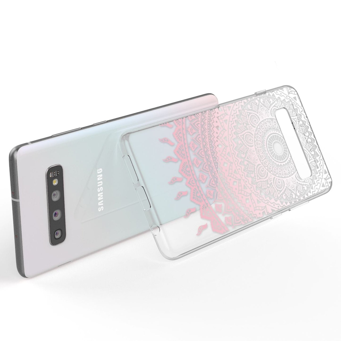 NALIA Hülle für Samsung Galaxy S10, Motiv Handyhülle Silikon Case Schutz Cover