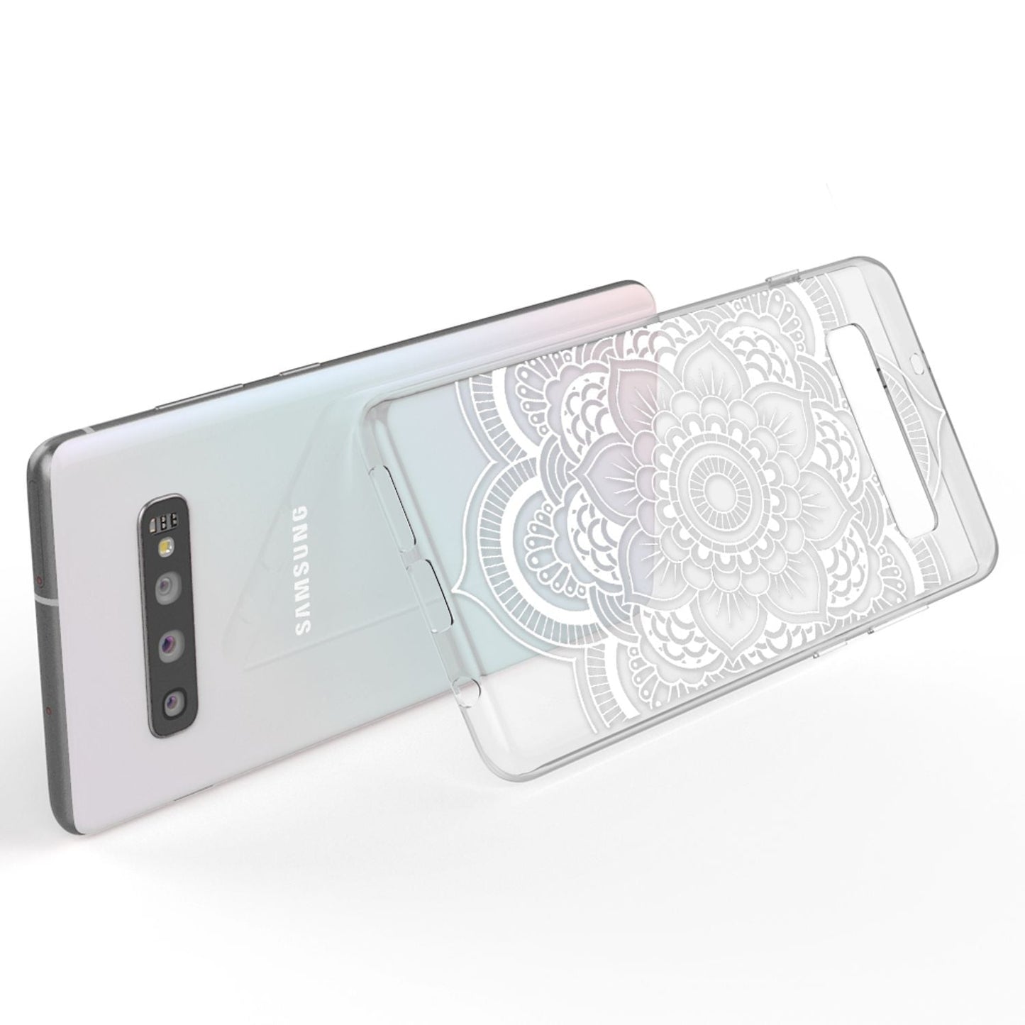 NALIA Hülle für Samsung Galaxy S10, Motiv Handyhülle Silikon Case Schutz Cover