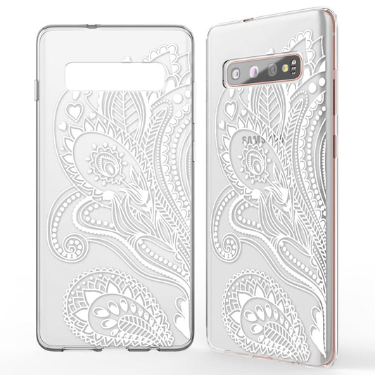 NALIA Case for Samsung Galaxy S10 Plus, Patterned Silicone Phone Case Cover