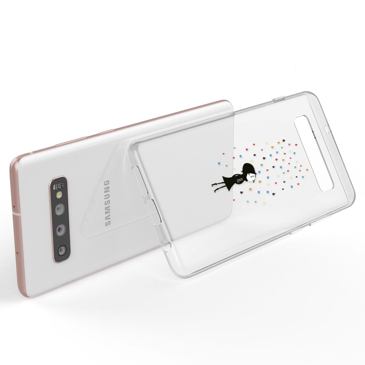 NALIA hulstur fyrir Samsung Galaxy S10 Plus, mynstrað sílikon símahulstur