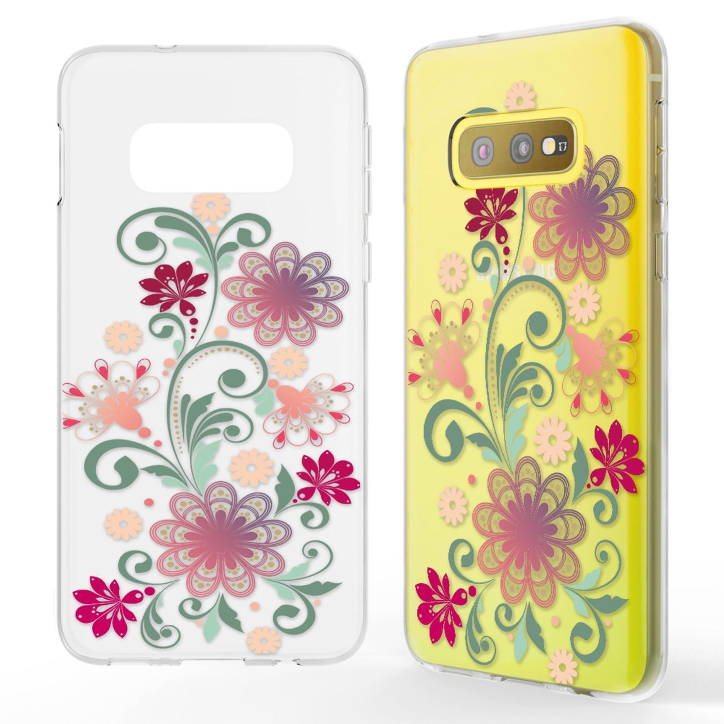 NALIA hulstur fyrir Samsung Galaxy S10e, mynstrað sílikon símahulstur