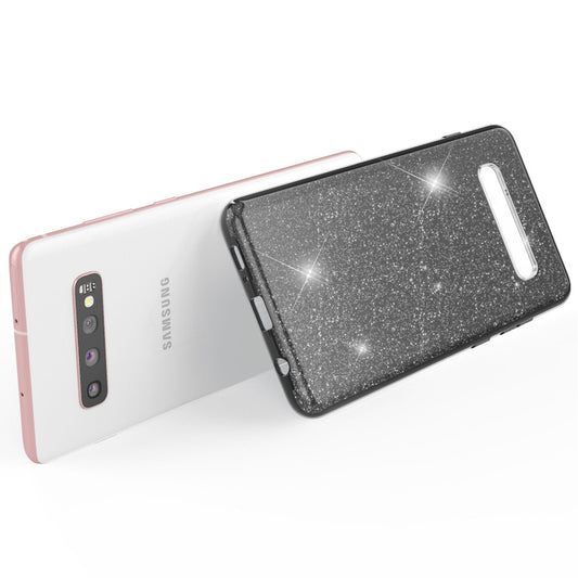 NALIA Case Compatible with Samsung Galaxy S10 Plus, Glitter Phone Case Cover