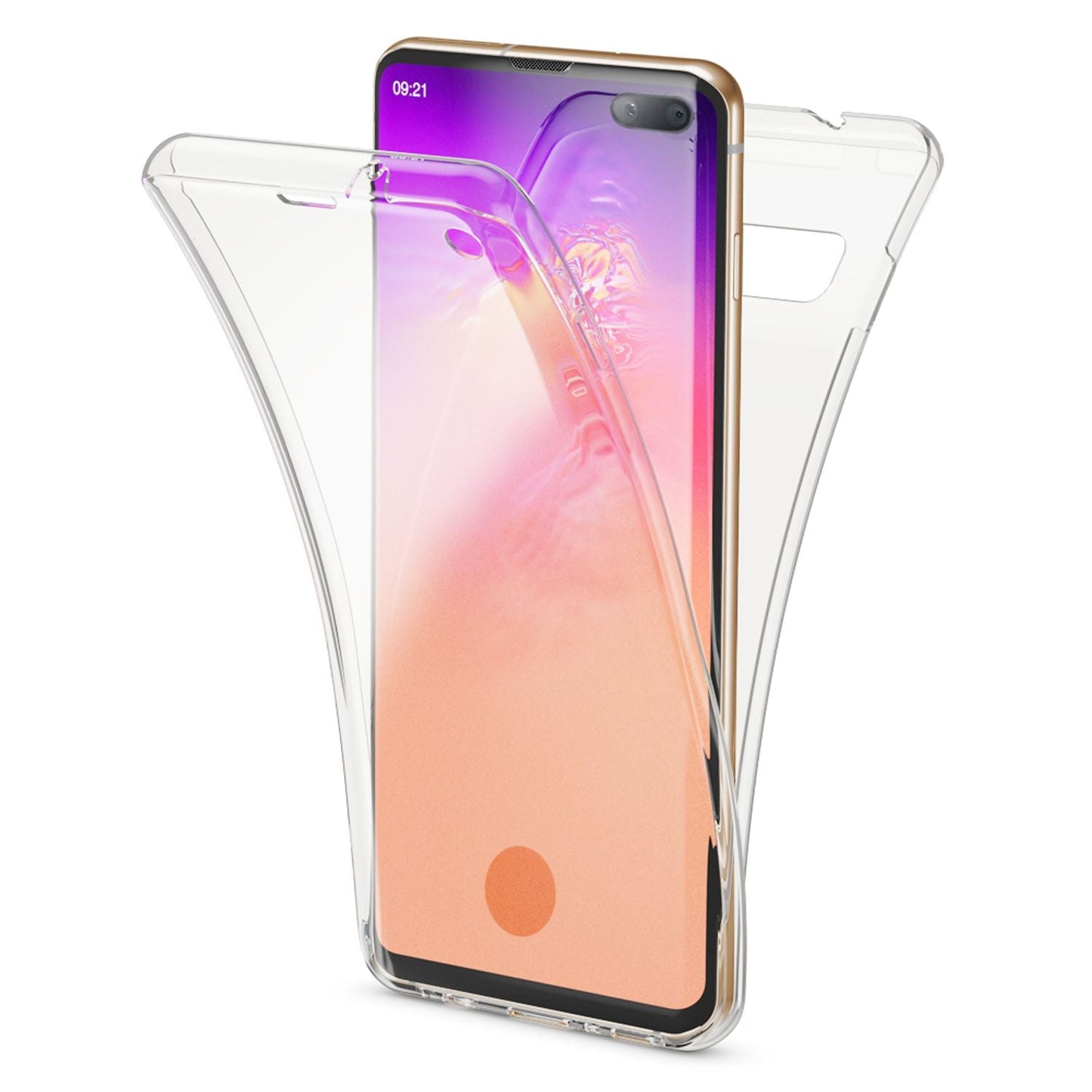 NALIA 360 Degree Case for Samsung Galaxy S10 Plus, Full Cover Silicone Case Protection