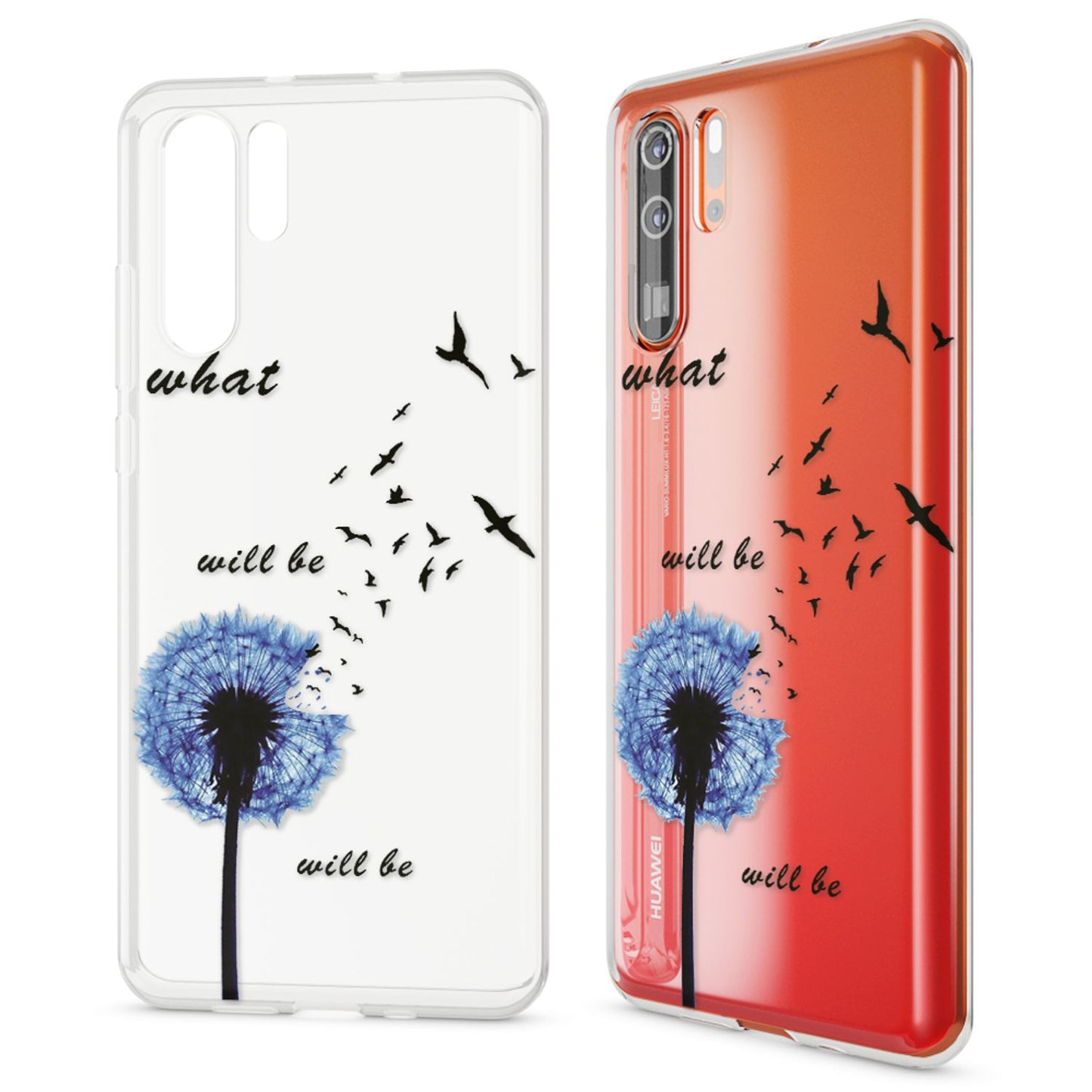 NALIA Case for Huawei P30 Pro, Design Phone Case, Slim Silicone Protective Case