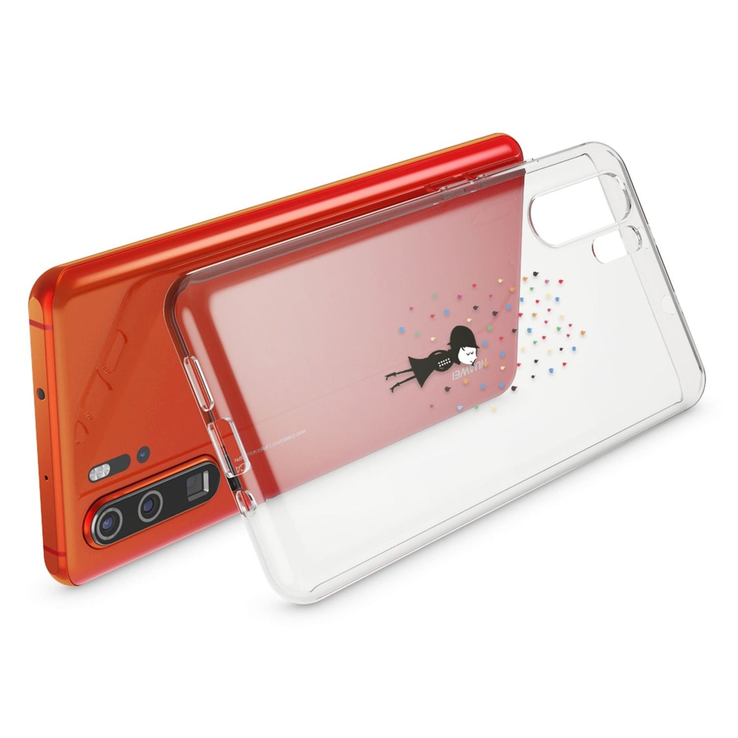 NALIA Case for Huawei P30 Pro, Design Phone Case, Slim Silicone Protective Case