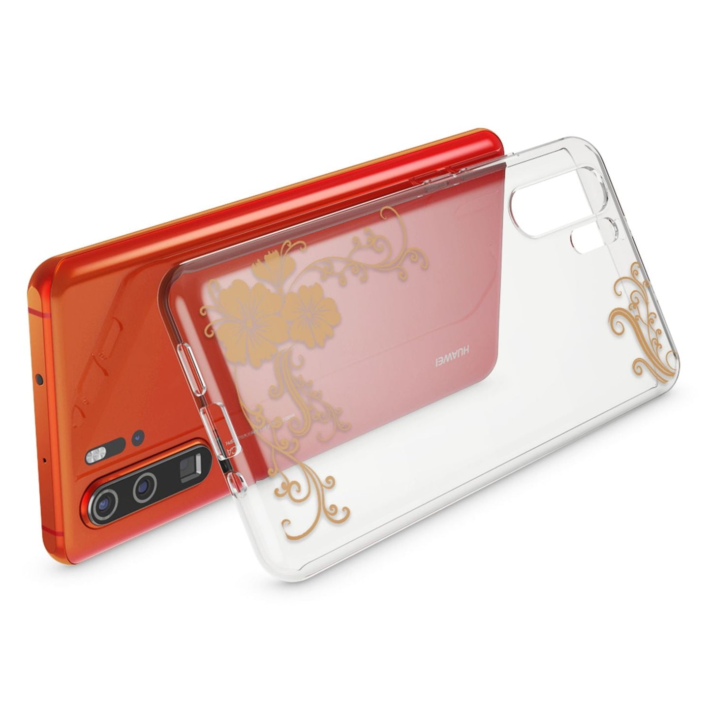 NALIA Case for Huawei P30 Pro, Design Phone Case, Slim Silicone Protective Case