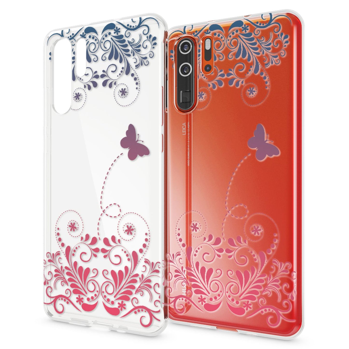 NALIA Case for Huawei P30 Pro, Design Phone Case, Slim Silicone Protective Case