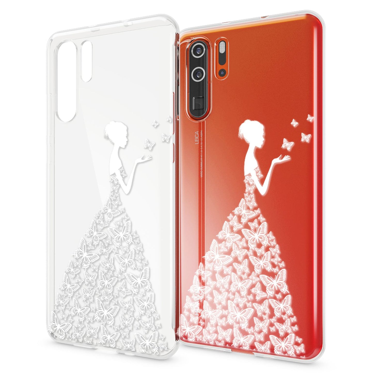NALIA Case for Huawei P30 Pro, Design Phone Case, Slim Silicone Protective Case