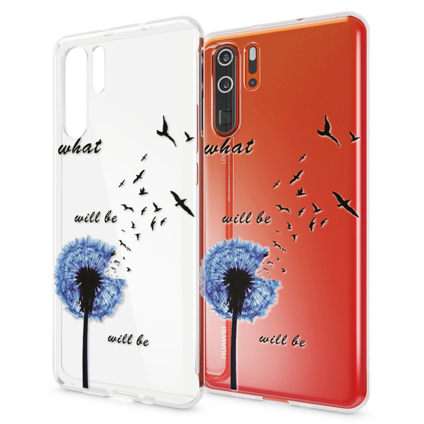 NALIA Case for Huawei P30 Pro, Design Phone Case, Slim Silicone Protective Case