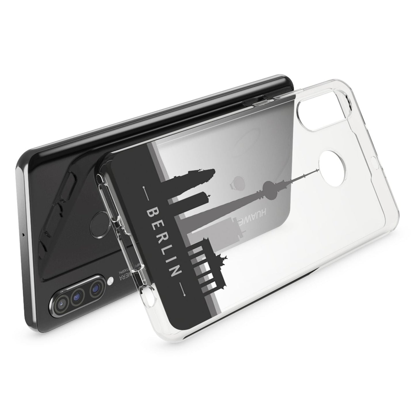 NALIA Case for Huawei P30 Lite, Design Phone Case, Slim Silicone Protective Case