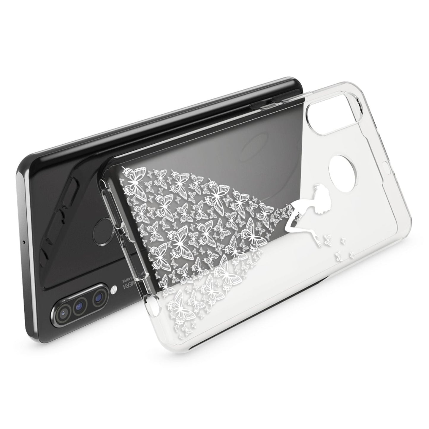 NALIA Case for Huawei P30 Lite, Design Phone Case, Slim Silicone Protective Case