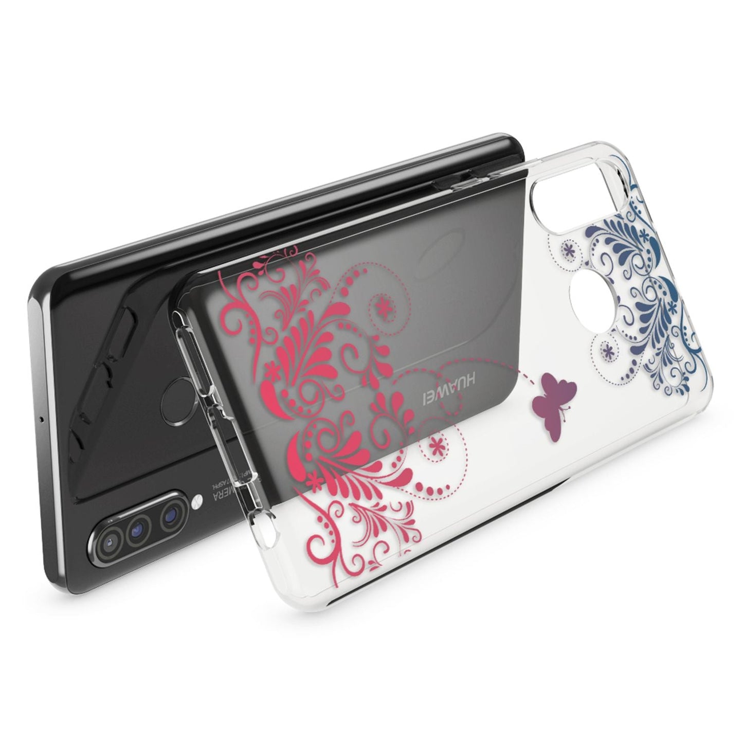 NALIA Case for Huawei P30 Lite, Design Phone Case, Slim Silicone Protective Case