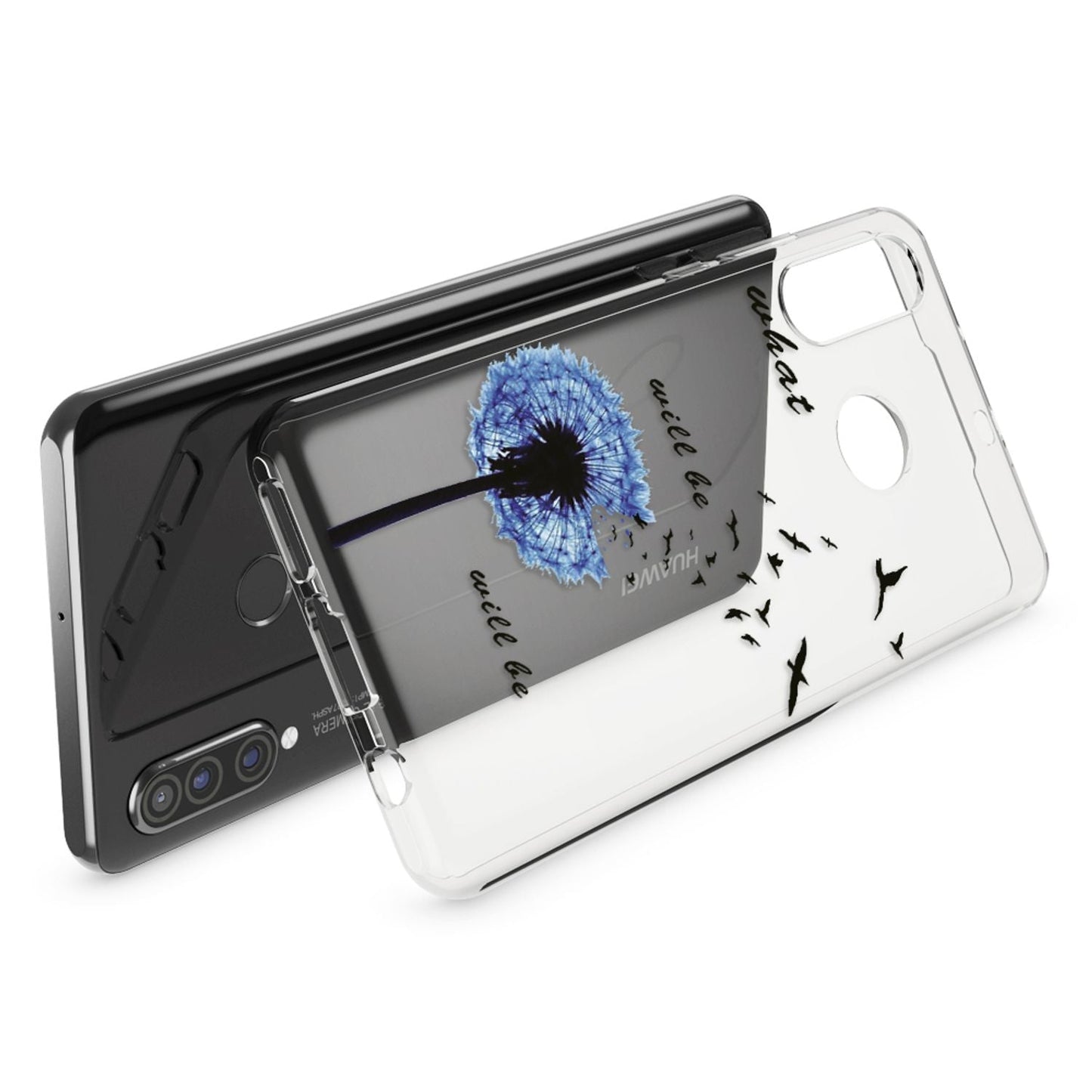 NALIA Case for Huawei P30 Lite, Design Phone Case, Slim Silicone Protective Case