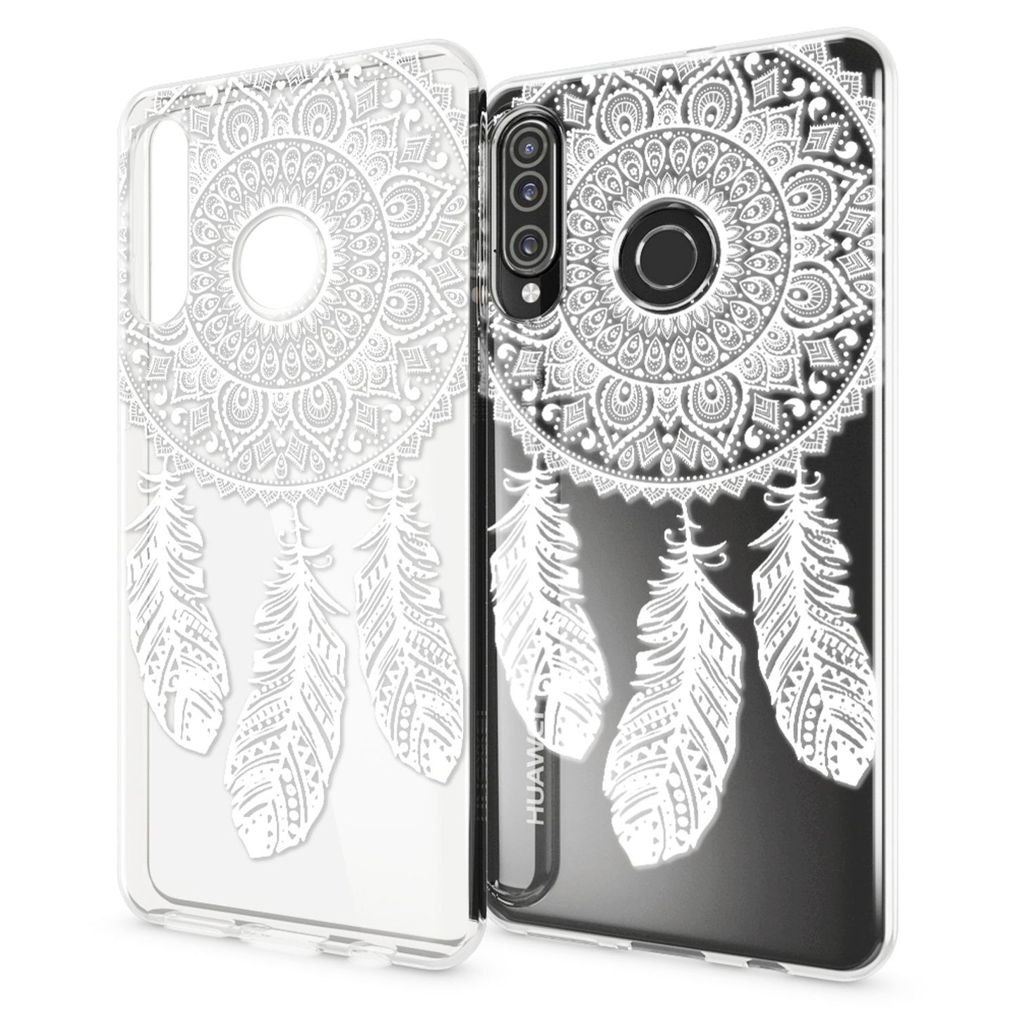NALIA Case for Huawei P30 Lite, Design Phone Case, Slim Silicone Protective Case