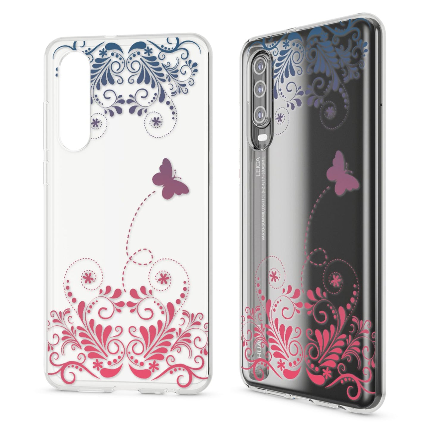 NALIA hulstur fyrir Huawei P30, hönnunarsímahulstur, þunnt sílikonhulstur, verndarhulstur