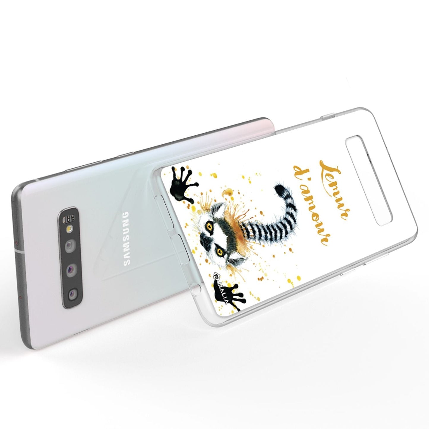 NALIA símahulstur fyrir Samsung Galaxy S10, þunnt sílikonhulstur með hönnun