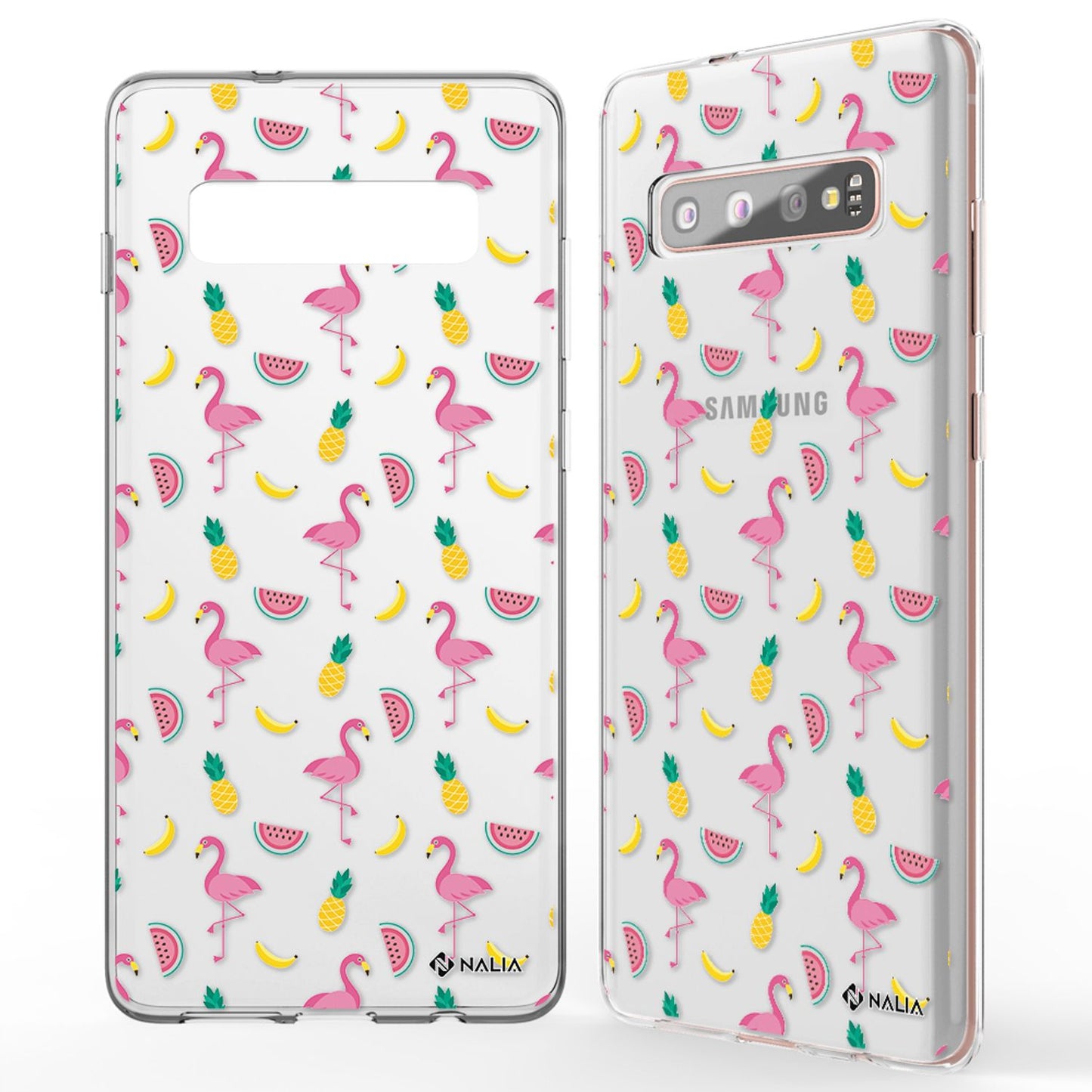 NALIA símahulstur fyrir Samsung Galaxy S10 Plus, sílikonhulstur með hönnun