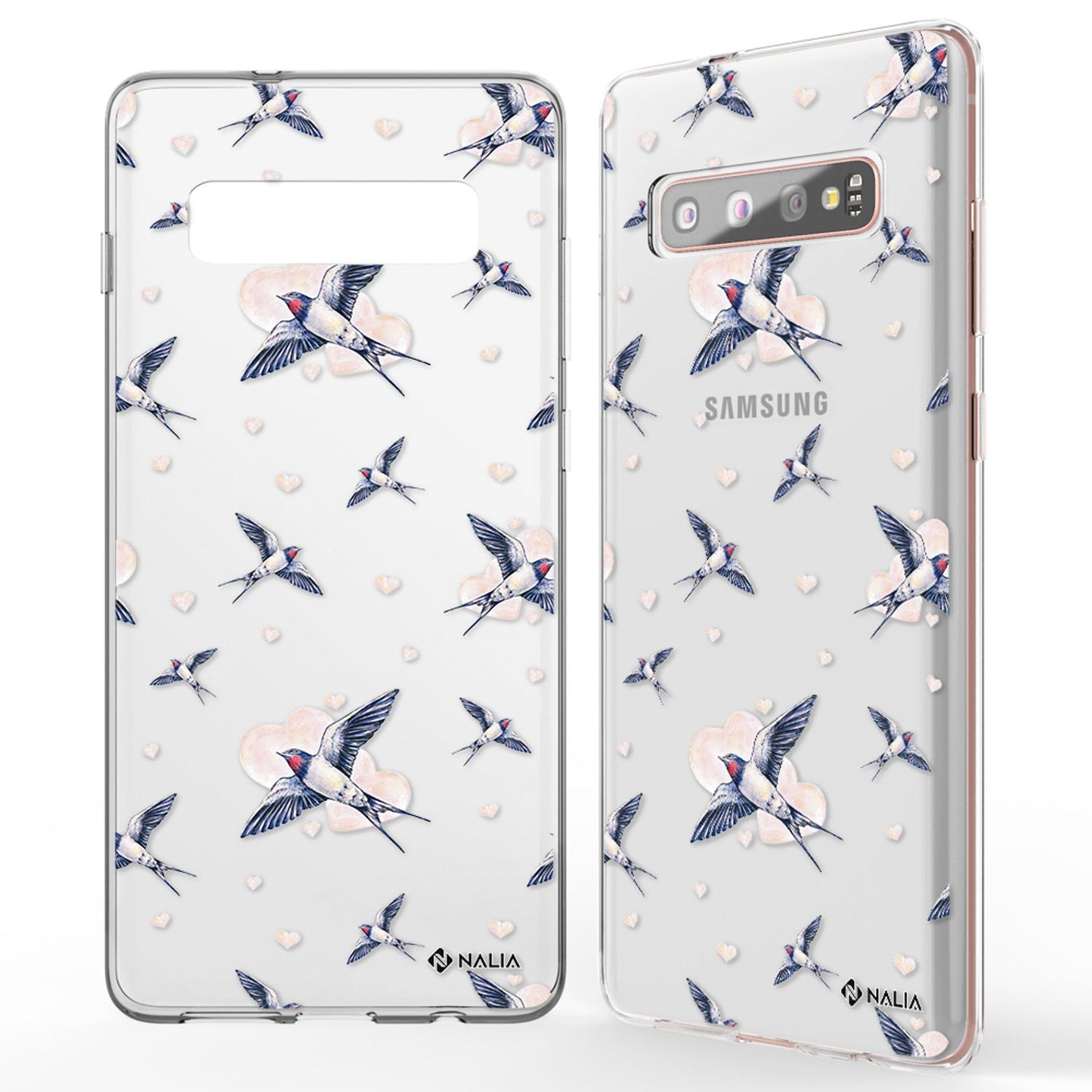 NALIA símahulstur fyrir Samsung Galaxy S10 Plus, sílikonhulstur með hönnun