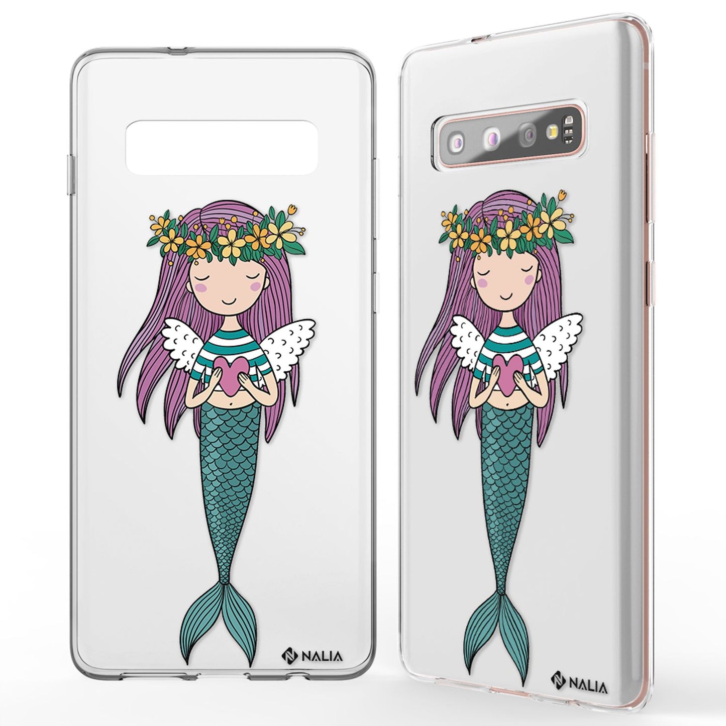 NALIA símahulstur fyrir Samsung Galaxy S10 Plus, sílikonhulstur með hönnun