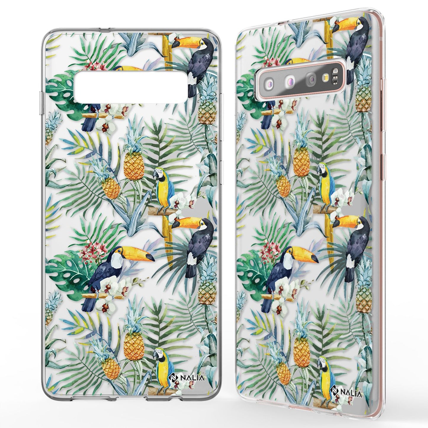 NALIA símahulstur fyrir Samsung Galaxy S10 Plus, sílikonhulstur með hönnun